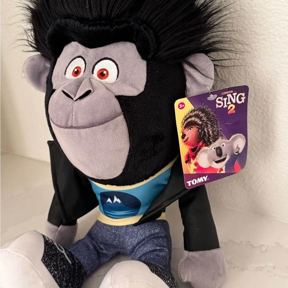 Children’s Plushie Tomy Sing 2 Johnny the Gorilla. 18 in. 2022 collectible